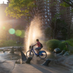 "Spray" East River Park, by Pat Arnow, Photograph, 11 X 14