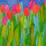 Dorine Oliver, Red Tulips