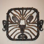 Anne Stanner, Noh Mask (Stove Grates Series) (c)1998
