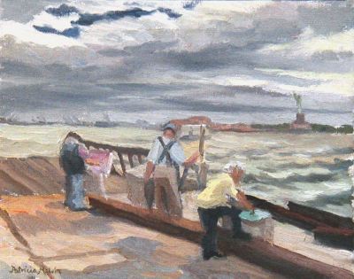 RonnieMyron&Stan 8x10 oil on linen