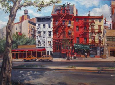 Shadows & Fire Escapes 30x40