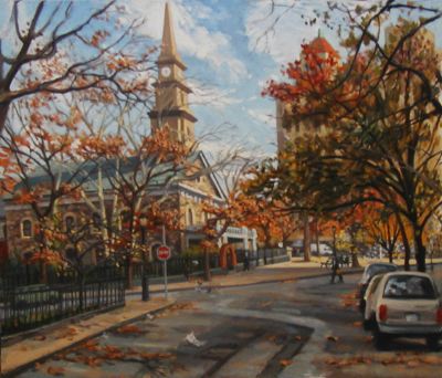 St Mark's Church, Fall 24x28